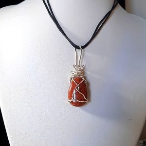Gold Stone Pendant - New